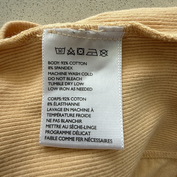 Yellow Racerback/Crossback Spaghetti Strap Tank Top - Picture 5 of 7